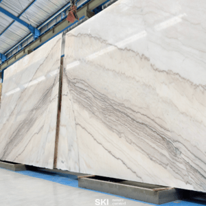 Bianco Glacier Import Marble 203 x 280cm